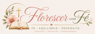 Logo horizontal Florescer com Fé
